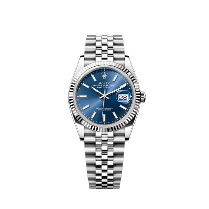 Datejust Jubilee com mostrador azul aço (2022)