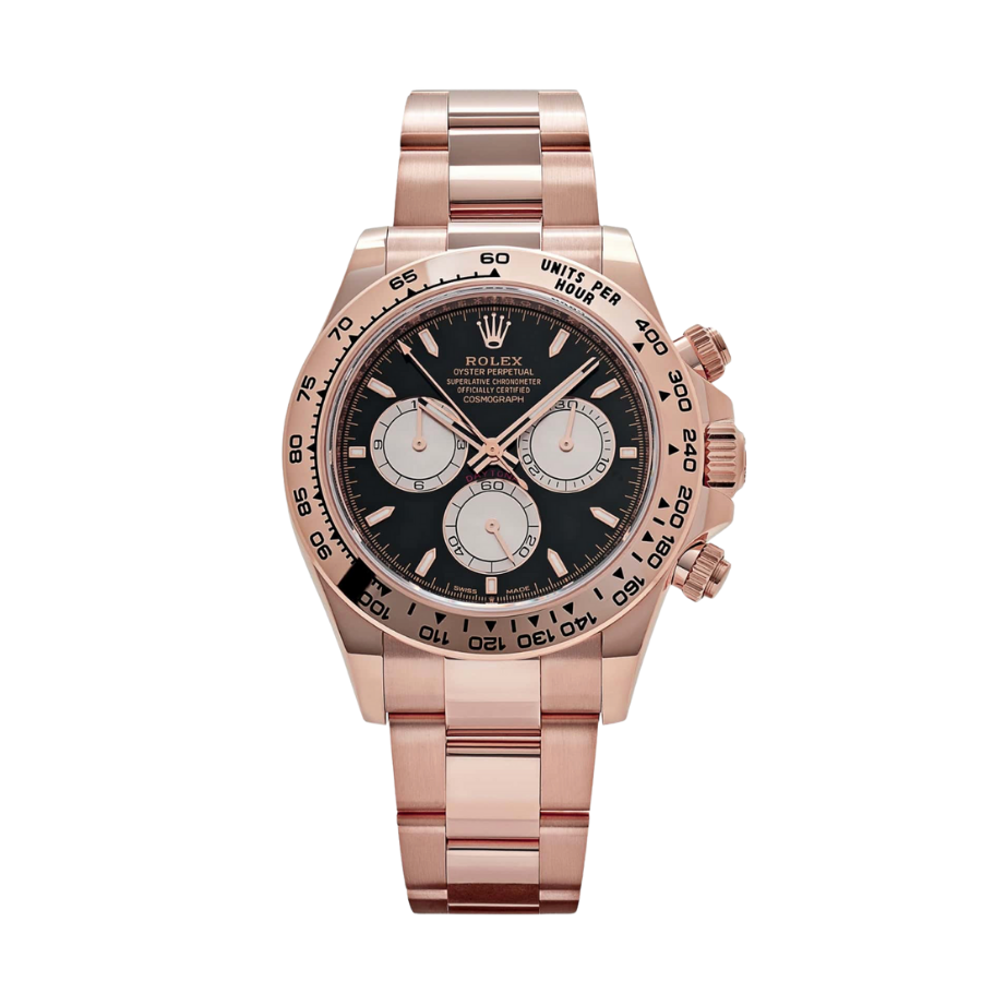 Daytona bright black dial 40mm