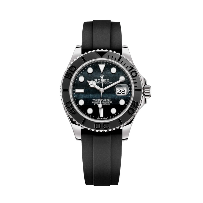 Yacht-master com mostrador preto, 42 mm