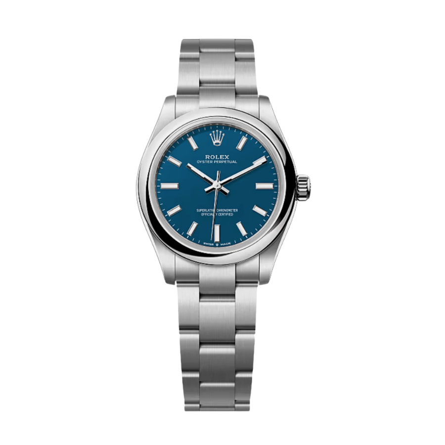 Oyster Perpetual com mostrador azul, 36 mm
