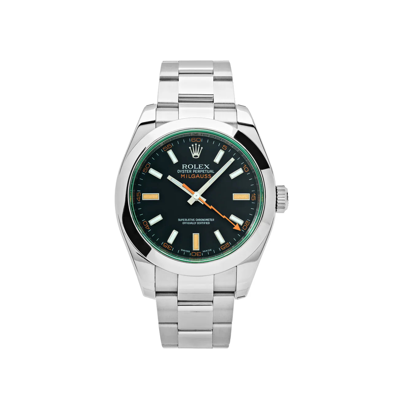 Oyster Perpetual com mostrador preto, 41 mm