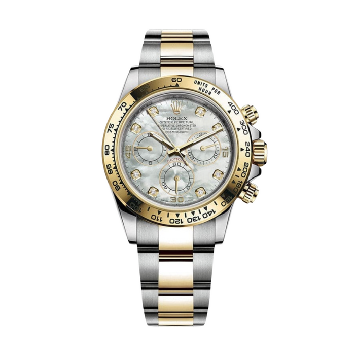 Daytona mother of pearl diamond dial 40mm