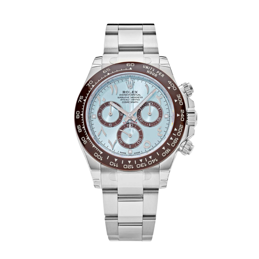 Daytona com mostrador azul e numerais árabes, 40 mm