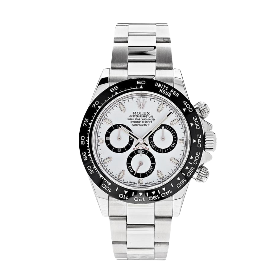 Daytona com mostrador panda branco de 40 mm