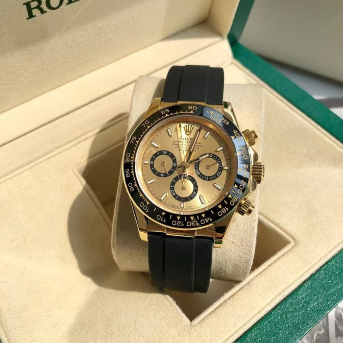 Cronógrafo Daytona Gold RLX006 de Alta Qualidade