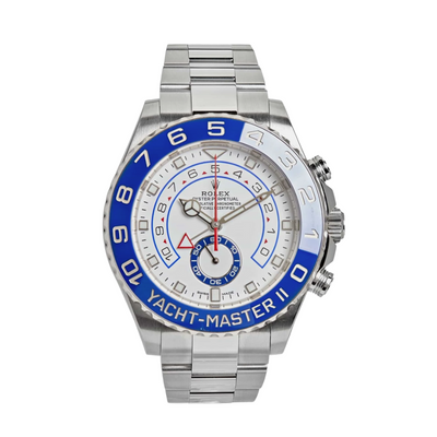 Yacht-master mercedes hand white dial 44mm