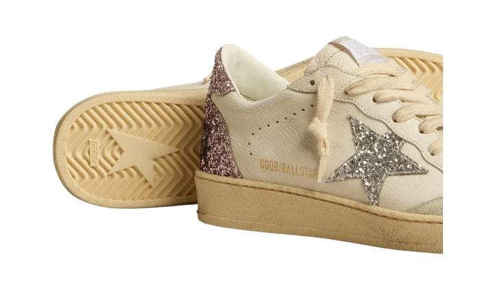 Stella Glitter rosa argento