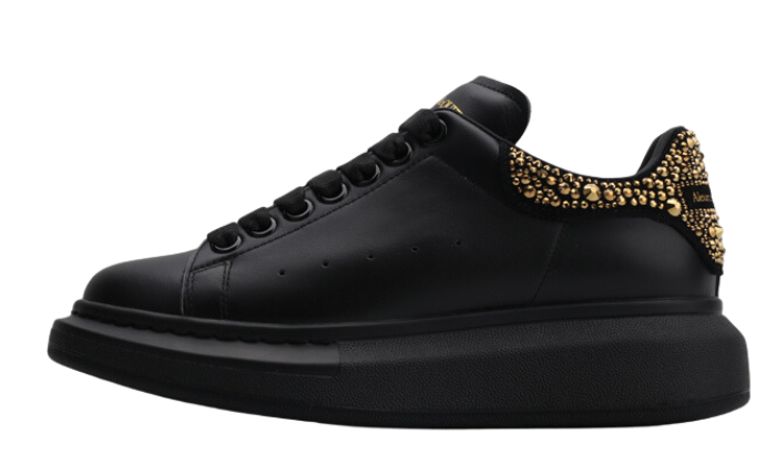 Cauda de diamante totalmente preta e dourada