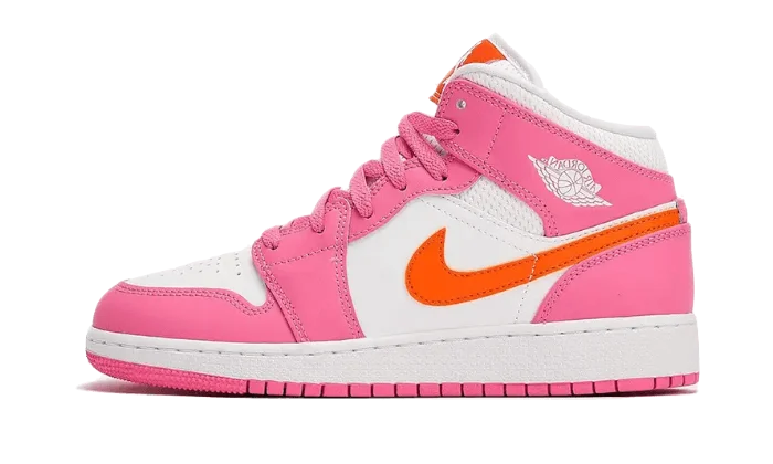 Laranja de segurança rosa médio