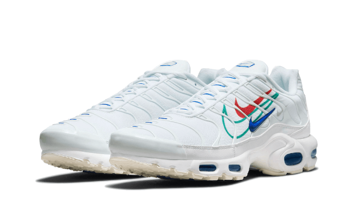 Swoosh múltiplo branco
