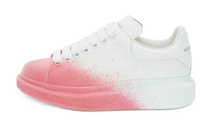 Oversize Bianco Rosa Velvet Spray