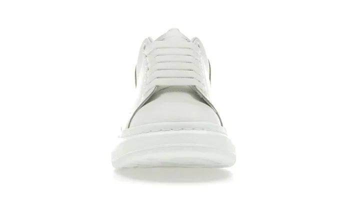 Oversized bianco argento coccodrillo