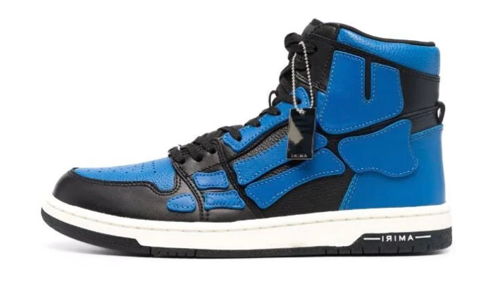 Skel preto azul alto