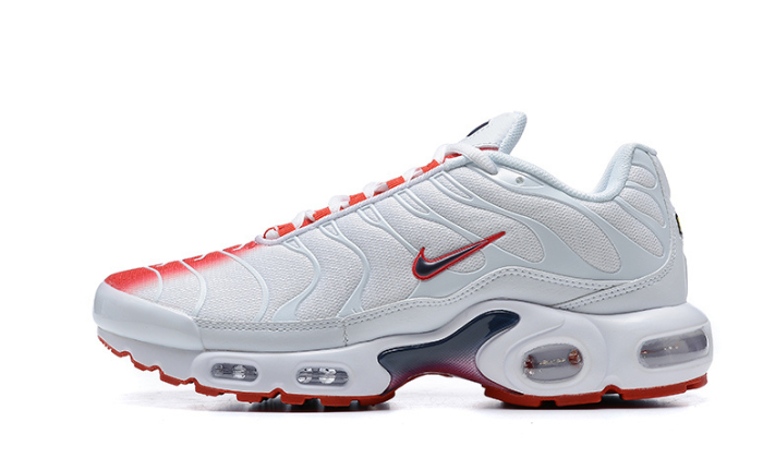 Branco com risca vermelha