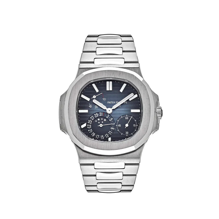 Nautilus 5712/1A-001 Fase da Lua Mostrador Azul Aço (2021)